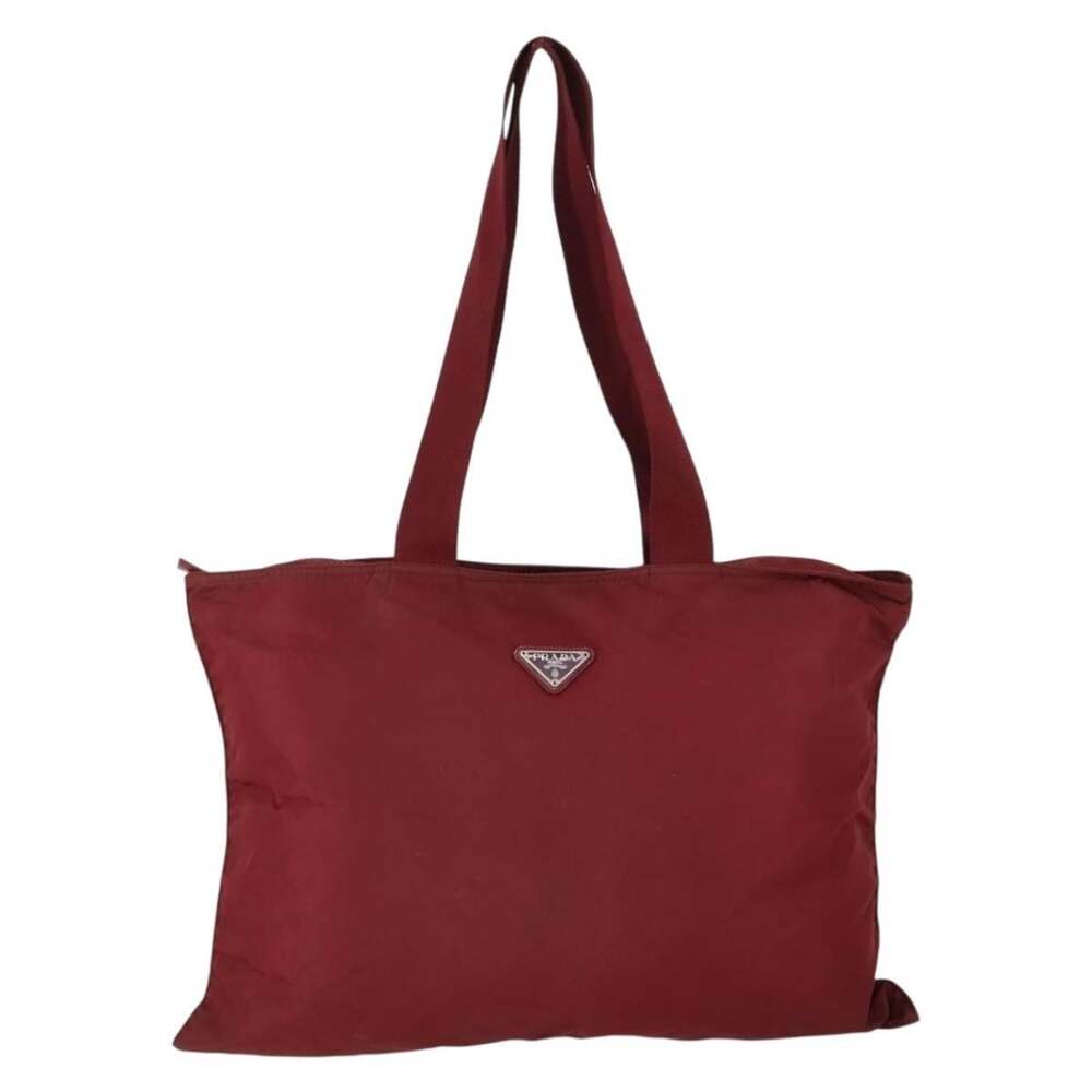 Prada Nylon Shoulder Bag Red